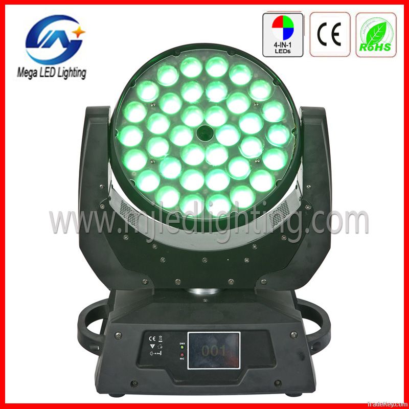 RGBW Color 36*10W LED Zoom Moving Head Light