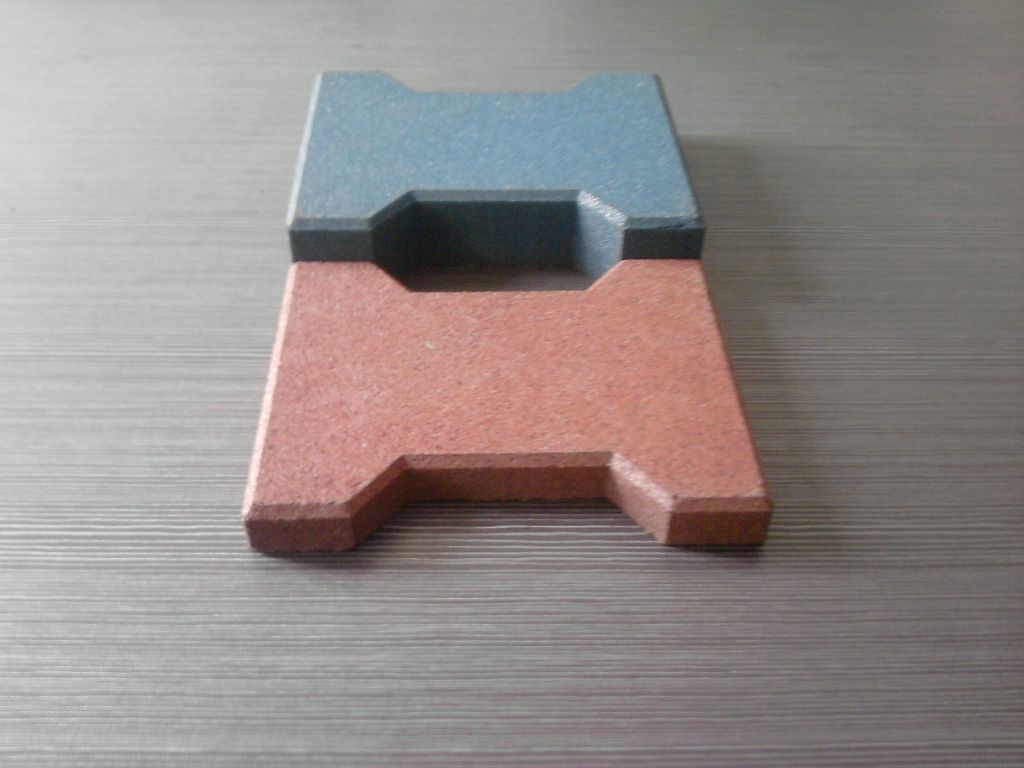 Dogbone rubber paver, I-brick rubber mat