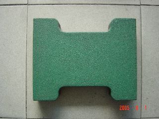 Dogbone rubber paver, I-brick rubber mat