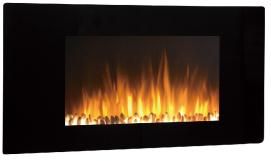 Curved Wall Mounted Electric Fireplace