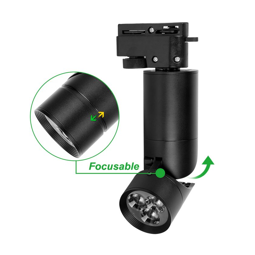 mini-david-focusable track light-zoomable spot light-museum light-gallery light-shop light-hotel light-ce led track light-ul light-cree track light-cree led light