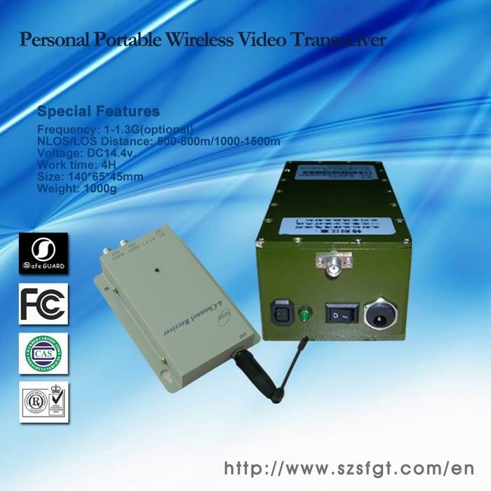 Portable Wireless Video Surveillance AV sender  
