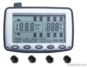 TPMS for truck and trailer with external sensors