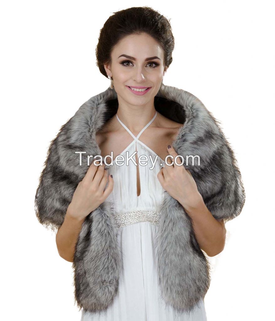 Faux fur stoles and coats for women & men