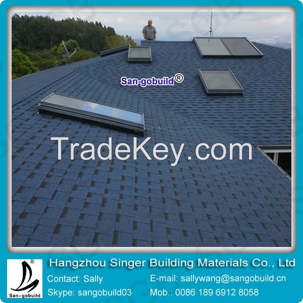 laminated asphalt roofing shingle with high quality harbor blue