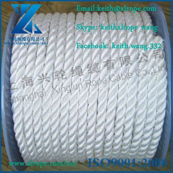 Nylon mooring/ anchoring rope with low price