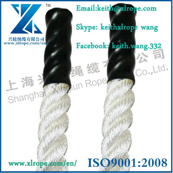 3 strand nylon rope for marine and towing