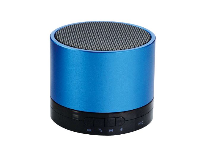 Portable bluetooth handsfree mini speaker with built-in rechargeable battery