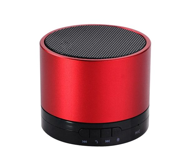 Portable bluetooth handsfree mini speaker with built-in rechargeable battery