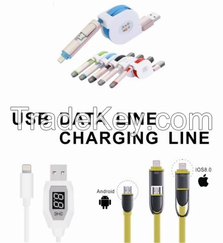 UD433 USB-Charger-Cable-LCD Display-data-lines-Short-Line-For-Apple-Iphone-6-6-plus