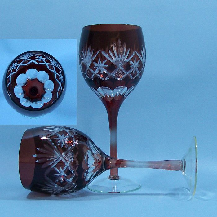 brown exquisite glass goblet for friends' gifts