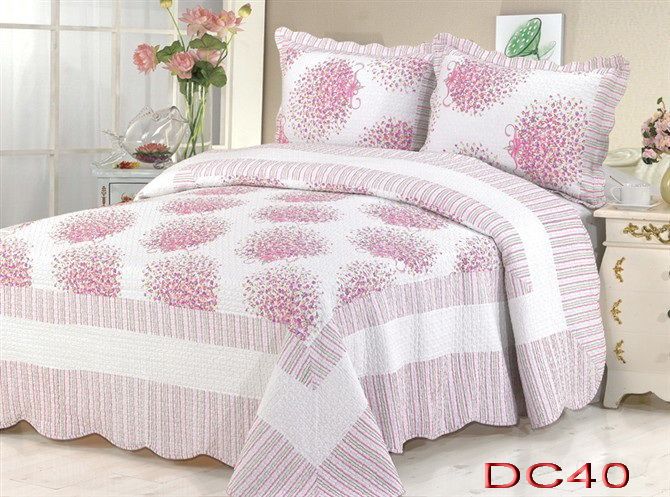 plaid patchwork bedding sets  Patchwork 100%Cotton Quilt Bed Setting 3PCS & 4PCS