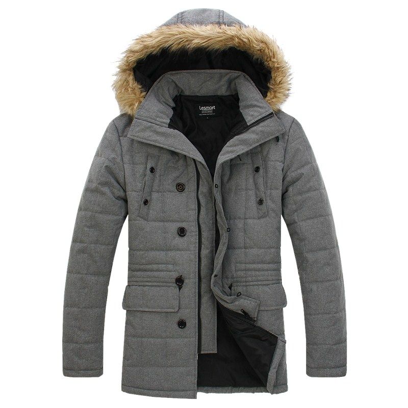 Men's  Jacket with Detachable Hood