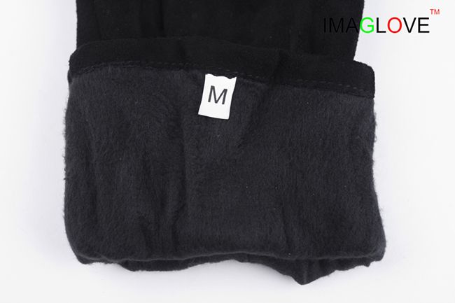 100% Goat Suede Glove, Winter Warm and Fashion Leather Glove