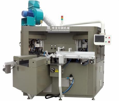 6 color auto screen printing machine with UV curing
