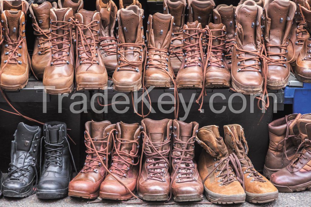 Grade A' Used Boots, Rain boots, Winter Boots, Rubber Boots, Combat Boots, Mixed Shoe Bales
