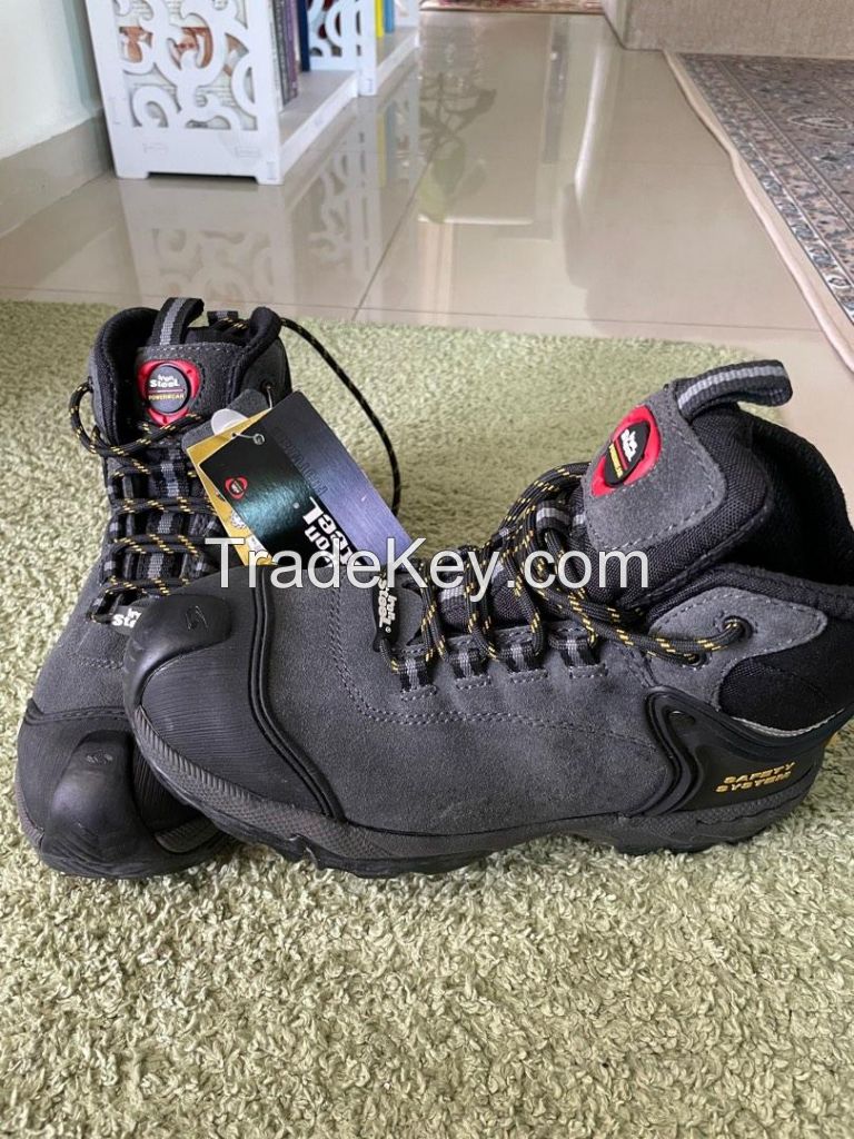 Quality IRON STEEL T-124A GREY SAFETY SHOE, Used Hiking boots, Steel Toe Safety boots, Winter Boots, Security shoe Boots