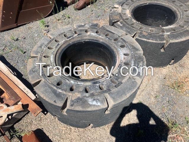 Used/New BRAWLER SOLID FLEX TYRE BRAWLER SOLID FLEX TYRES, Brawler Solid Flex HPS 31x10-20 tires and wheels