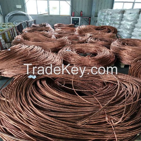 Pure Mill-Berry Copper / Copper Scrap 99.99% / Bare Bright Copper Scrap Wire 99.99% Purity Copper Wire Scrap