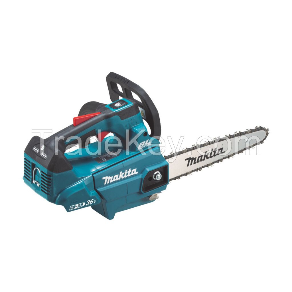 DUC305Z Twin 18v Brushless 300mm, 350mm, 400mm Chainsaw, Twin 18v Brushless 25cm Chainsaw, 18v Brushless 25cm Top Handle Chainsaw