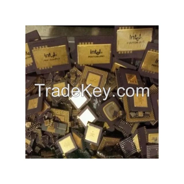 Ceramic CPU Scrap with gold pins/ / Processors scrap/Intel Pentium Pro Ceramic at wholesale price