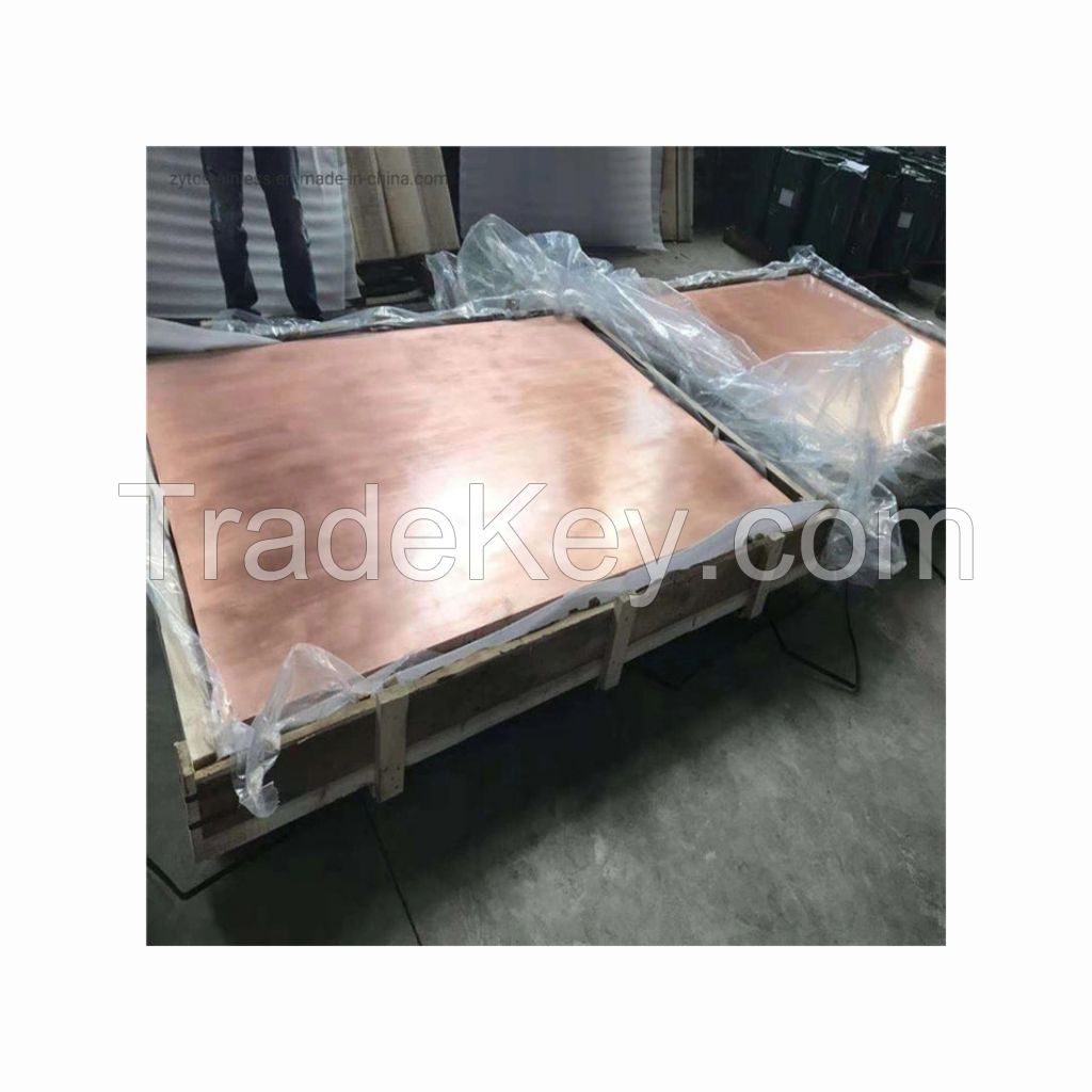 Factory Price 99.97% High Purity Copper Cathode Copper Sheet 4X8 Copper Plate 