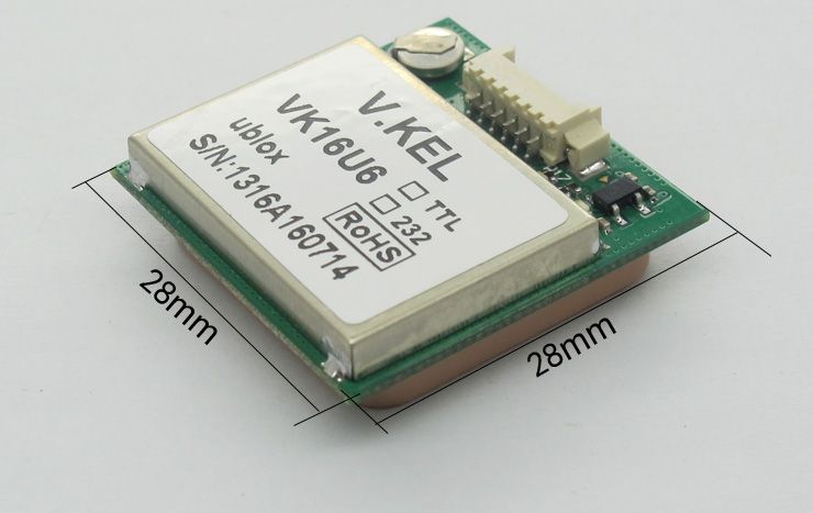 ublox GPS module, ublox module with 232/TTL/USB options