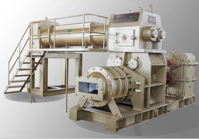 Auto hollow brick extruder machine