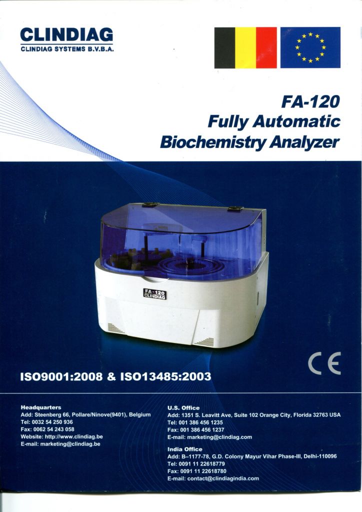 Fully Automatic Biochemistry Analzyer  FA-120