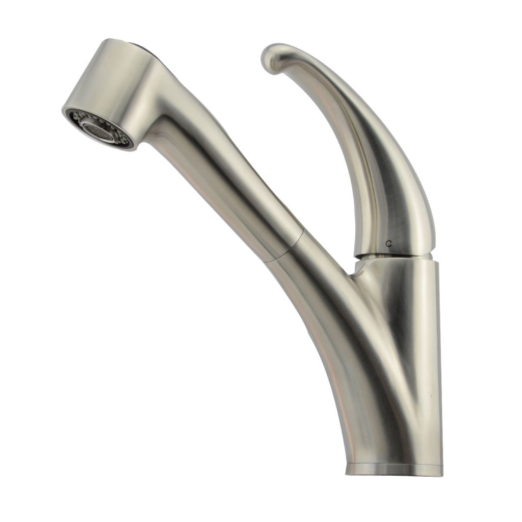 pull out spray stainless steel kitchen faucet