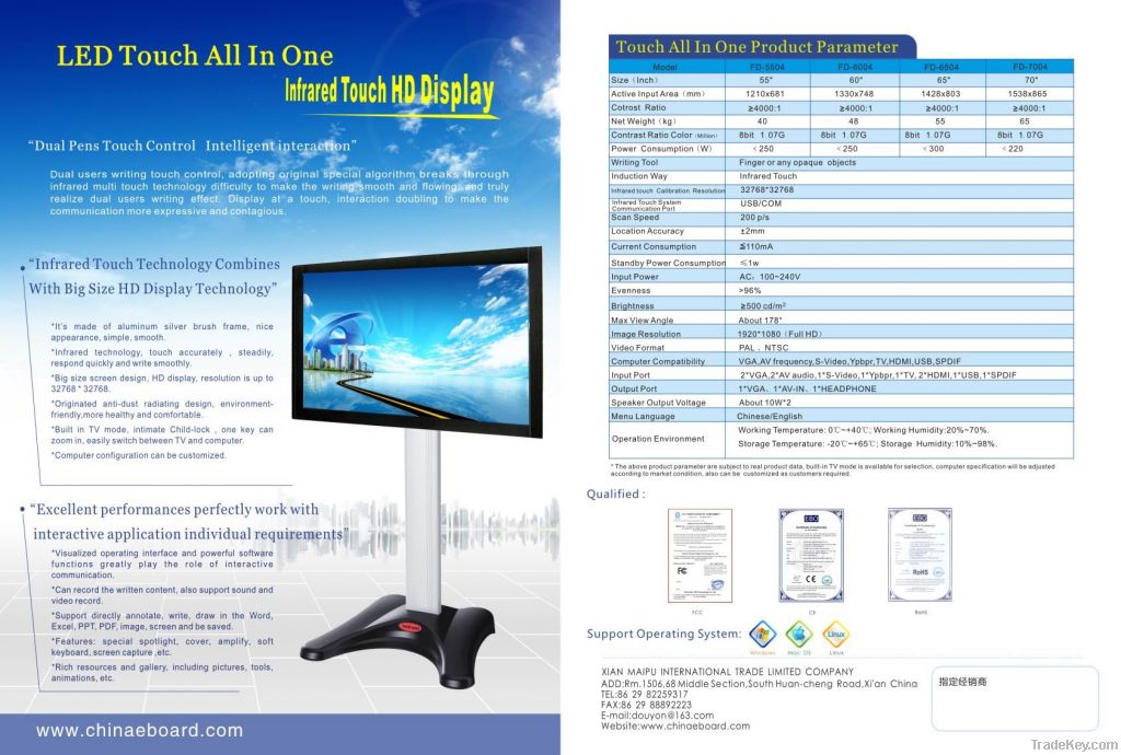 LED Touch All-in-one machine