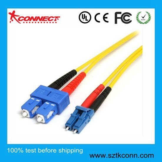 SC-LC SM Duplex Fiber Optic Patch Cord