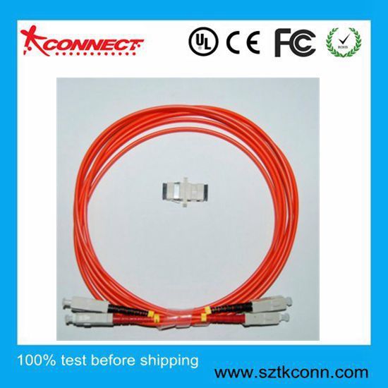 SC-SC MM Duplex Fiber Optic Patch Cable