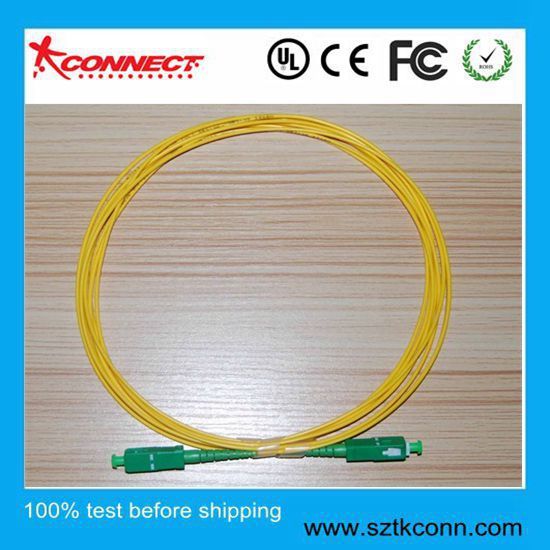 SC/APC-SC/APC SM Simplex Fiber Optic Patch Cable