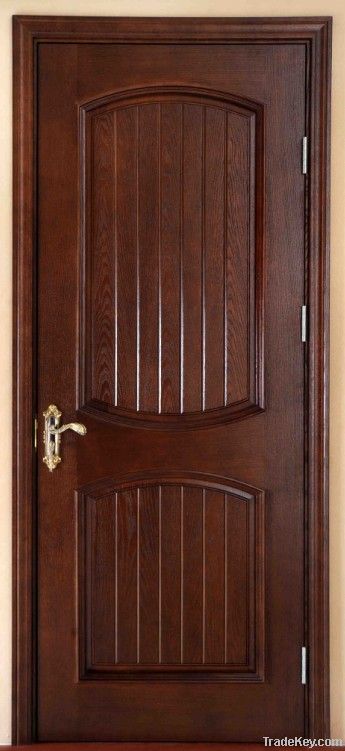 Interior solid wooden door