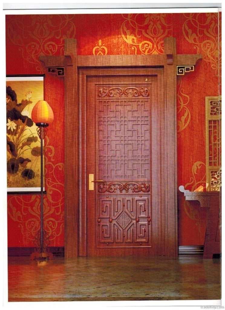 Interior solid wooden doors