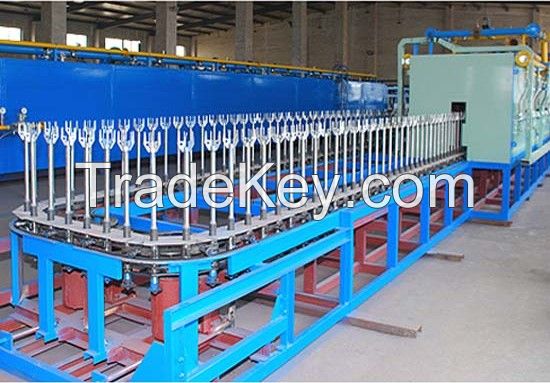 W-type hollow glassware tempering furnace