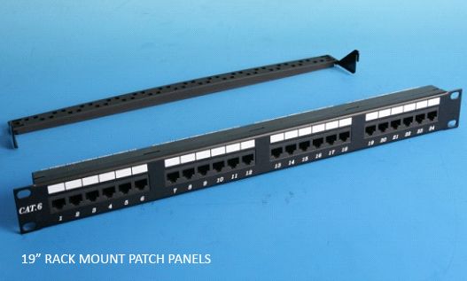 19' Rack Mount Patch Panel