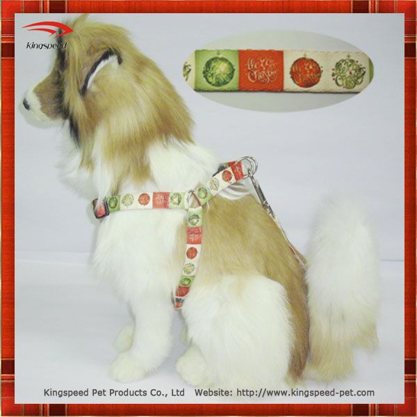 2014 Hot Sale leash with Polyester Dog Harness