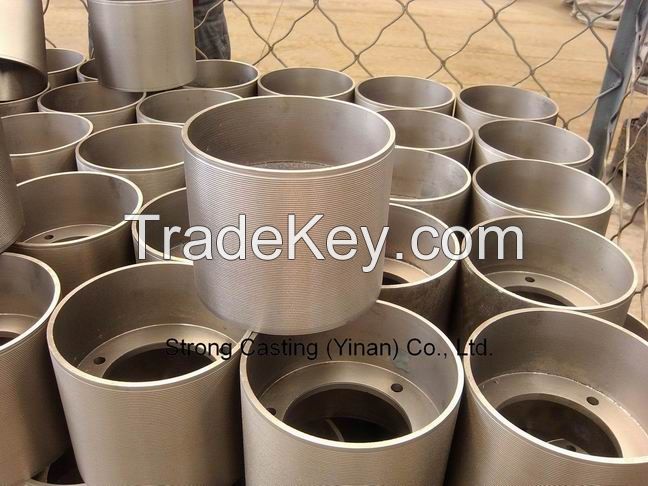 Cast iron drum for rice rubber roller , CI drum for rice hulling roller
