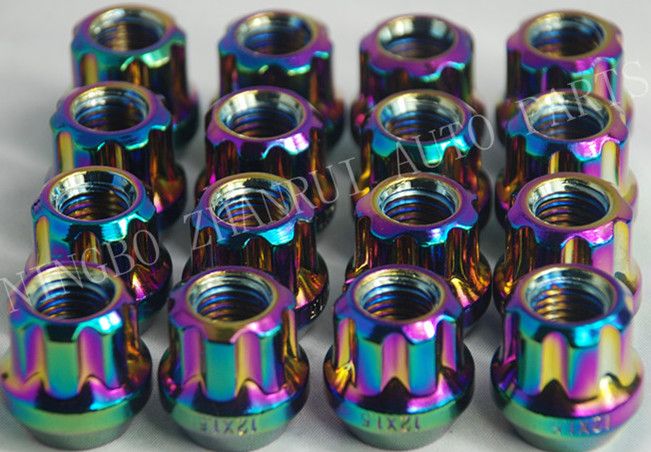 Auto parts Short anti-theft lug nuts 25MM PVD