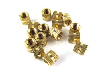 Copper/Brass Knurled Nuts