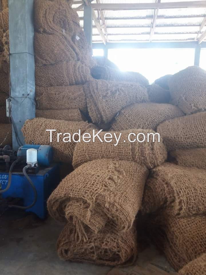 Woven coconut fiber