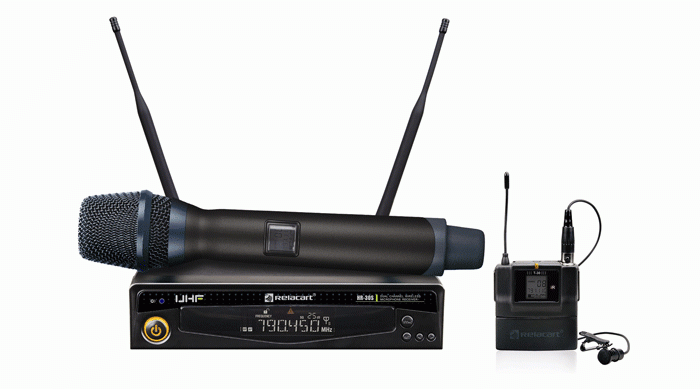 Relacart HR-30S UHF Single channel True Diversity Wireless Systems