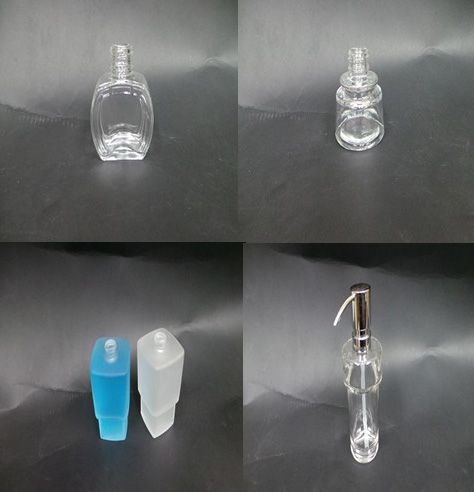 glass perfume bottles atomizer pump spray (your designs avaible upon request)