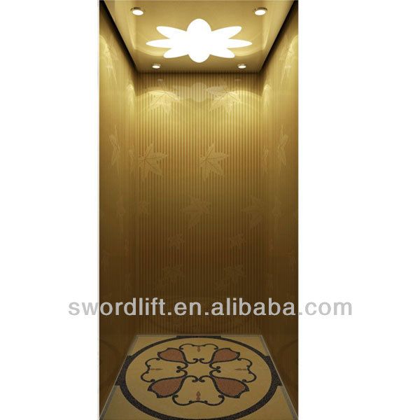 Home Elevator lift with titanium mirror Decoration