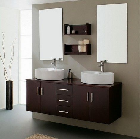 wood bathroom cabinet SW-S73