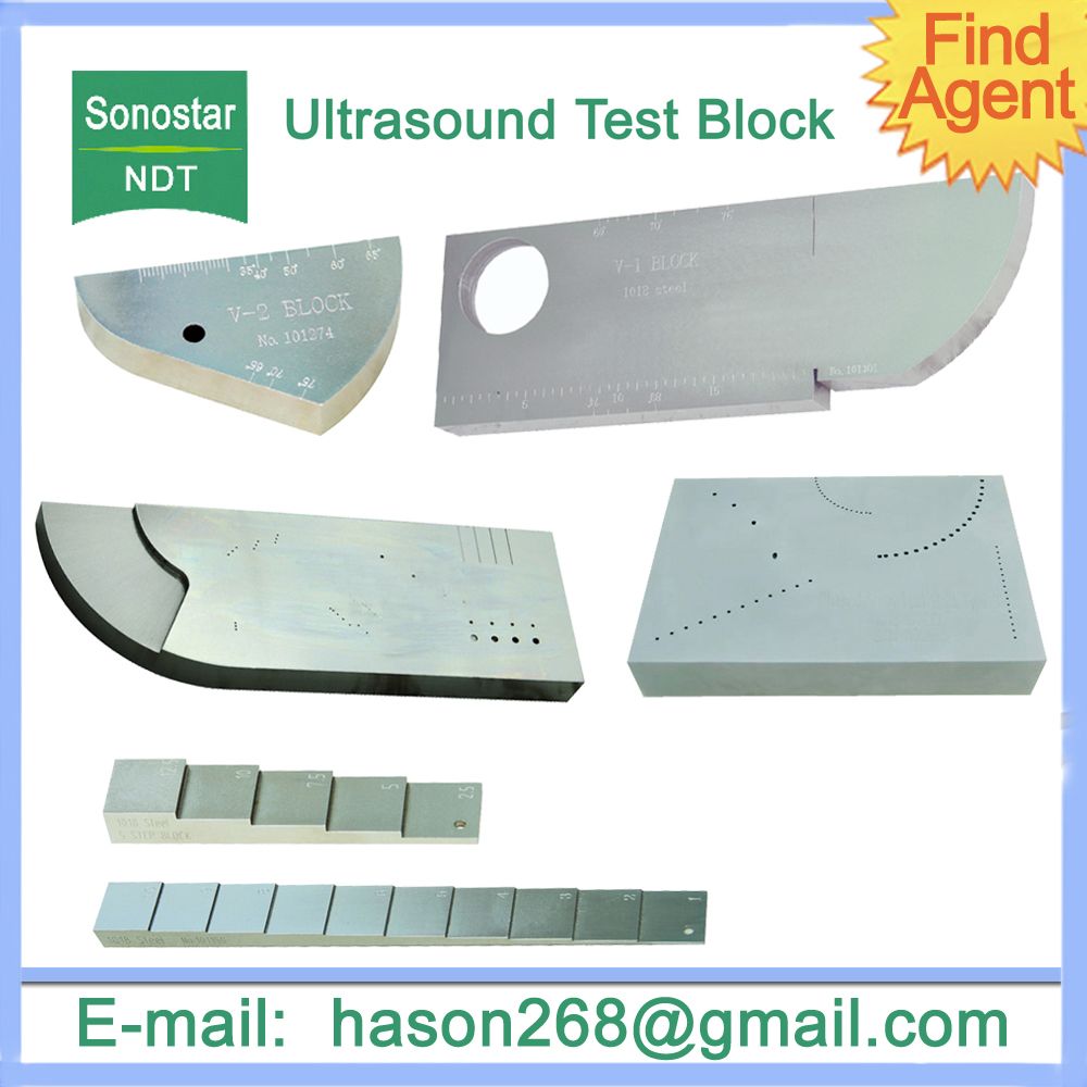 NDT inspect ultrasound test block measure inspection jobs use