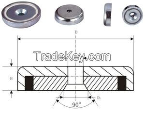 Magnetic pot Neodymium magnet potÃ