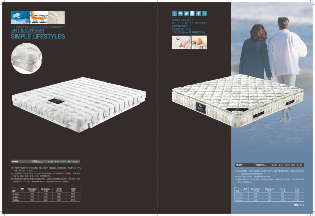 spring mattress compressed mattress